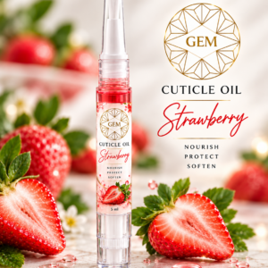 GEM Cuticle Oil – Strawberry 5ml
