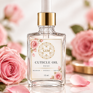 GEM Cuticle Oil – Rose 15ml